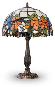 Brilagi - Lampă de masă Tiffany JUNGLE din vitralii 2xE27/60W/230V
