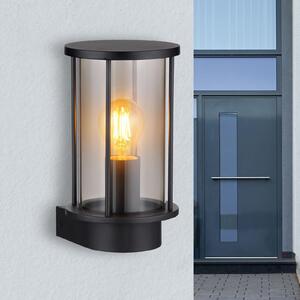 Globo Lampă de exterior Gracey, negru, oțel inoxidabil, IP54, E27, Negru, Oțel inoxidabil, Modern