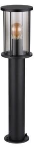 Globo Bornă luminoasă Gracey, înălțime 60 cm, negru, oțel inoxidabil, IP54, Negru, Oțel inoxidabil, Modern