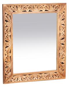 Oglinda dreptunghiulara cu rama din lemn de mango Lakadee 68 x 79 cm
