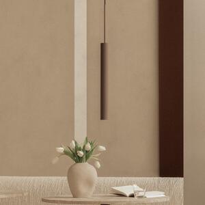 Audo Copenhagen Lampa suspendată Tubulaire, înălțime 48 cm, bronz, aluminiu, reglabil, Bronz / Alamă Veche, Camera de zi / sufragerie, Aluminiu, Design