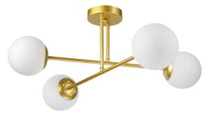 Brilagi - Lustră aplicată MALIVA 4xE14/15W/230V auriu/alb