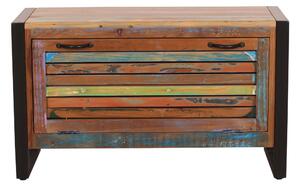 Set de hol Fiume din lemn reciclat colorat
