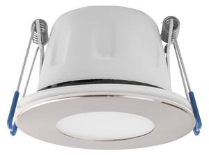 MEGAMAN LED spot de încastrat Tego Slim, pachet 10, 4.000 K, nichel, reglabil, Metalic, Hol, Aluminiu