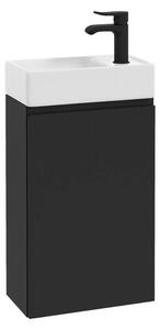 Kielle Oudee - Dulap cu lavoar mic, 40 x 68 x 22 cm, negru mat 50002S44