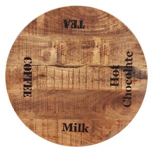 Masa de bar rotunda din lemn de mango Tables & Co 111 x 60 cm