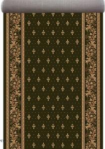 Traversa Covor, Lotos 15033, Verde, Model Bisericesc, Latime 60 cm, Diverse Lungimi
