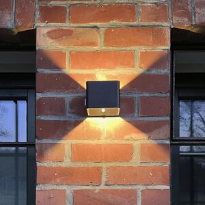 Brilliant Lampă de perete reîncărcabilă cu LED pentru exterior Iseo, negru, lățime, Negru, Plastic, Modern