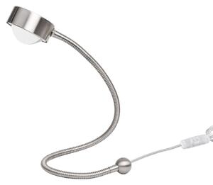 LIGHTME LightMe lampă de masă Powerlens Snake, culoare titan, braț flexibil, Gri, Studiu / Birou, Metal, Modern