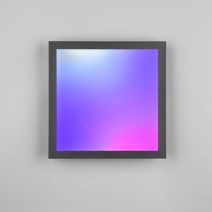 Reality Leuchten Plafonieră cu LED Beta, lungime 29 cm, negru, RGBW, CCT, reglabil, Negru, Camera de zi / sufragerie, Metal, Modern