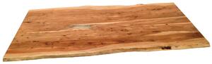 Masa dreptunghiulara cu blat din lemn de salcam Tables&Co 180x90 cm maro