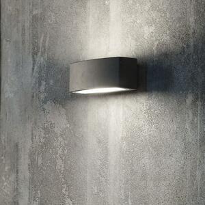 IDEAL LUX Ideal Lux lampă de perete pentru exterior Andromeda aluminiu antracit 22 cm, reglabil, Negru, Aluminiu, Modern, Priză de perete sus / jos