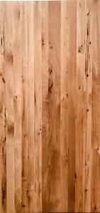 Masa dreptunghiulara cu blat din lemn de stejar Tables&Co 200x100x75 cm maro