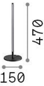 IDEAL LUX Ideal Lux Filo LED Filo, lampă de masă, alamă, aluminiu, culoare alamă, Auriu / Alamă, Camera de zi / sufragerie, Aluminiu, Modern