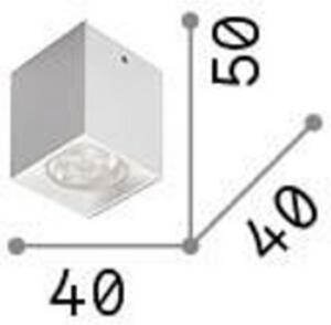 IDEAL LUX Ideal Lux LED Downlight Dot Square, alb, aluminiu, 3.000 K, Alb, Camera de zi / sufragerie, Aluminiu, Modern