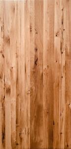 Masa dreptunghiulara din lemn de stejar Tables&Co 220x100x75 cm maro
