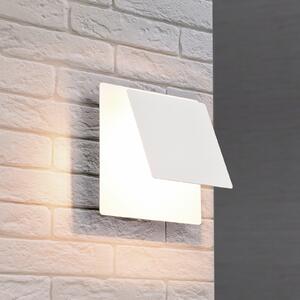 Trio Lighting Aplică cu LED Mio, lentilă pătrată, alb mat, indirectă, Alb, Camera de zi / sufragerie, Metal, Modern
