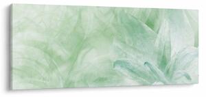 Tablou - Floare verde (120x50 cm)