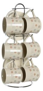 Set 6 cesti cu farfurii Little Dots