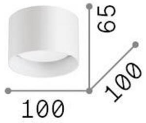 IDEAL LUX Ideal Lux Downlight Spike rotund, culoare cupru, aluminiu, Ø 10 cm, Cupru, Camera de zi / sufragerie, Metal, Modern