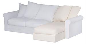 Grönlid chaise longue capac secțional culoare bej Țesătură împletitură