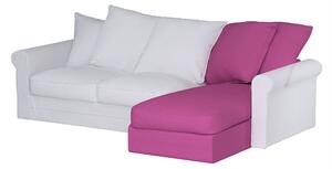 Grönlid chaise longue capac secțional culoare roz Țesătură împletitură