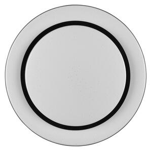 Reality Leuchten Plafonieră cu LED Atria, Ø 38 cm, negru, plastic, CCT, reglabil, Negru, Camera de zi / sufragerie, Plastic, Modern