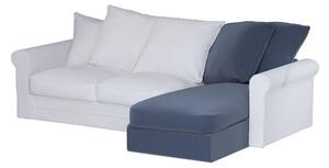 Grönlid chaise longue capac secțional culoare bleumarin Țesătură catifea