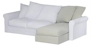 Grönlid chaise longue capac secțional culoare verde Țesătură catifea