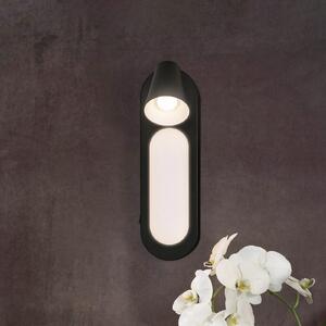LEDVANCE LED lumina de perete Neptune, 1 spot, întrerupător, negru, Negru, Camera de zi / sufragerie, Metal