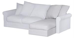 Grönlid chaise longue capac secțional culoare gri Țesătură împletitură