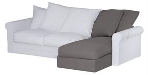 Grönlid chaise longue capac secțional culoare maro Țesătură catifea