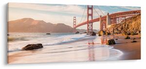 Tablou - Golden Gate Bridge (120x50 cm)