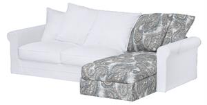 Grönlid chaise longue capac secțional culoare multicolor Țesătură împletitură, cu model