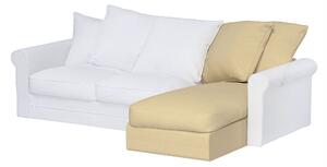 Grönlid chaise longue capac secțional culoare verde Țesătură împletitură