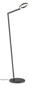 Knapstein Lampă de podea cu LED Tessa-S, negru, CCT, control prin gesturi, reglabil, Negru, Camera de zi / sufragerie, Alamă, Modern