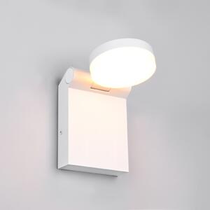 Trio Lighting Aplică de exterior cu LED Adour, alb mat, înclinabil, CCT, IP44, Alb, Aluminiu, Modern