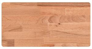 Raft de perete, 40x20x1,5 cm, lemn masiv de fag