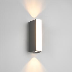 Trio Lighting Aplică de exterior cu LED Marne, înălțime 16 cm, mare și lumină, Negru, Aluminiu, Modern