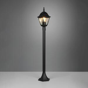 Trio Lighting Lumină de drum Livenza, negru, înălțime 100 cm, aluminiu, IP44, reglabil, Negru, Aluminiu, Antichitate