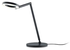 Knapstein Lampă de masă cu LED Tessa-T, negru, CCT, control prin gesturi, reglabil, Negru, Studiu / Birou, Alamă, Modern