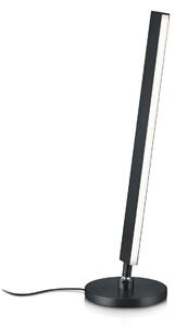 Knapstein Lampă de masă cu LED Kosma, negru, CCT, control prin gesturi, reglabil, Negru, Camera de zi / sufragerie, Alamă, Modern