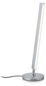 Knapstein Lampă de masă cu LED Kosma, nichel mat, CCT, control prin gesturi, reglabil, Metalic, Camera de zi / sufragerie, Alamă, Modern