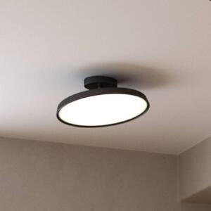 DFTP by Nordlux Plafonieră cu LED Kaito 2 Pro, Ø 30 cm, negru, spațiere, reglabil, Negru, Camera de zi / sufragerie, Plastic, Modern