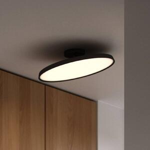 DFTP by Nordlux Plafonieră cu LED Kaito 2 Pro, Ø 40 cm, negru, spațiere, reglabil, Negru, Camera de zi / sufragerie, Plastic, Modern