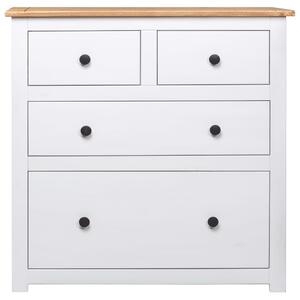 Servantă, alb, 80 x 40 x 83 cm, lemn de pin, gama Panama