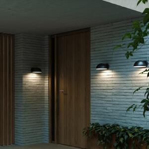 Nordlux Aplică de exterior Clarso, plastic, negru, reglabil, Negru, Plastic