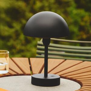 Nordlux Lampa de masă cu LED și baterie reîncărcabilă Ellen To-Go, negru, aluminiu, reglabil, Negru, Camera de zi / sufragerie, Aluminiu