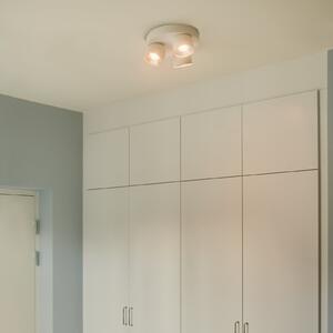 Nordlux Downlight Pitcher, GU10, 3 becuri, rotund, metal, alb, reglabil, Alb, Camera de zi / sufragerie, Metal, Modern
