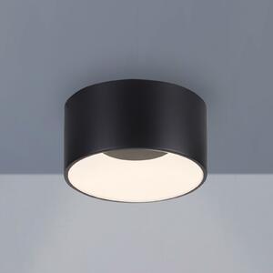 JUST LIGHT. GmbH DOAR LUMINĂ. Plafonieră cu LED Tanika negru, Ø16cm, variator de, reglabil, Negru, Camera de zi / sufragerie, Plastic, Modern